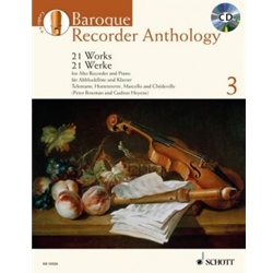 Chédeville, Marcello, et al.: Baroque Recorder Anthology Vol. 3