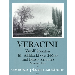 Veracini, Francesco: 12 Sonatas, vol. 1 (nos. 1-3)