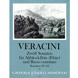 Veracini, Francesco: 12 Sonatas, vol. 4 (nos. 10-12)