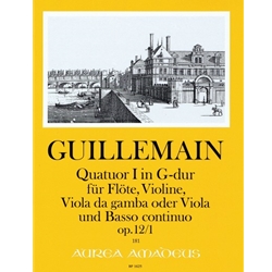 Quatuor I in G Major fur Flute, Violin, Viola da Gamba (or Viola) & Basso continuo, op. 12/1