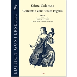 Sainte-Colombe: Concerts a deux Violes Esgales, vol. 1