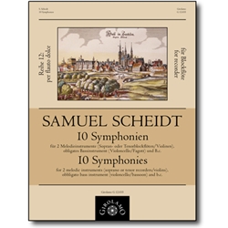 Samuel Scheidt: 10 Symphonies from LXX Symphonien (1644)