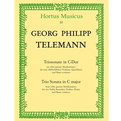 Telemann, GP: Trio in C from "Der getreue Musikmeister" (TWV42:C1)