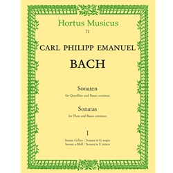 Bach, CPE: Sonatas, vol. 1