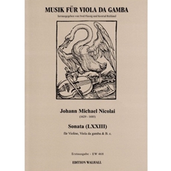 Nicolai, Johann Michael: [Trio] Sonata (LXXIII)