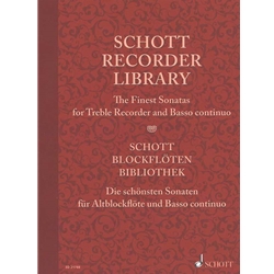 Schott Recorder Library: Sonatas for Treble Recorder & Basso continuo