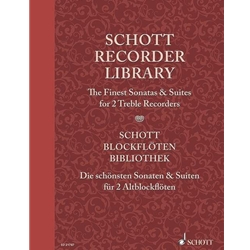 Schott Recorder Library: Sonatas & Suites for 2 Treble Recorders