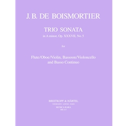Boismortier, JB: Trio Sonata in a, op. 37/5