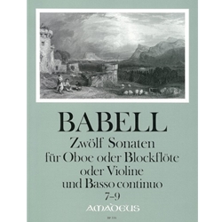 Babell 12 Sonatas, nos. 7-9