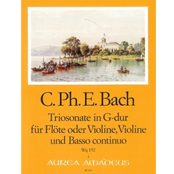 Bach, CPE Trio Sonata in G Major (Wq 152)