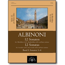 Albinoni, Tommaso: 12 Sonatas, vol. 1 (nos. 1-4)