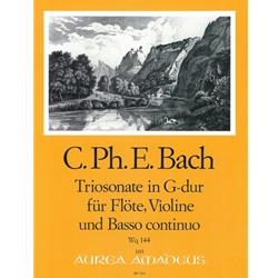 Bach, CPE Trio Sonata in g minor (Wq 144)