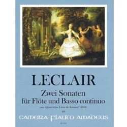 LeClaire, JM: 2 Sonatas op. 2/2 e minor, op. 4/7 G Major