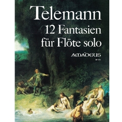 Telemann, GP 12 Fantasias (with facsimile)