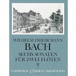 Bach, WF 6 Sonatas, nos. 4-6 (F Major, E-flat Major, f mino)