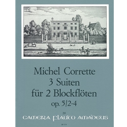 Corrette, Michel 3 Easy Suites, op. 5/2-4