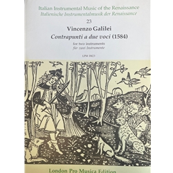 Galilei, Vicenzo: Contrapunti a due voci (1584)