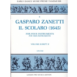 Zanetti, Gasparo: Il Scolaro, vol. 1 (1645)