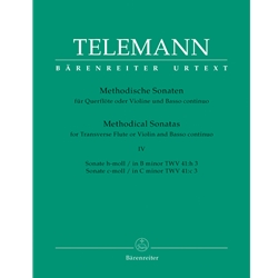 Telemann, GP: Methodical Sonatas IV TWV 41:h3 and TWV 41:c3