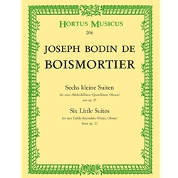 Boismortier, JB: Six Little Suites for Two Treble Recorders op. 27