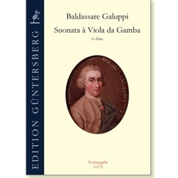 Galuppi, Baldasare: Suonata di Viola da Gamba in G [Sc + P]