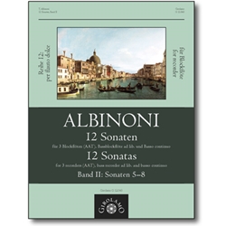 Albinoni, Tommaso: 12 Sonatas, vol. 2 (nos. 5-8)