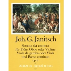 Janitsch, JG: Sonata da Camera op. 8 for Flute, viola da gamba and Continuo