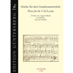 Stücke für den Gambenunterricht - Pieces for the Viol Lesson