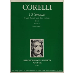 Corelli, A: 12 sonatas op.5 v.2 sonatas 3&4