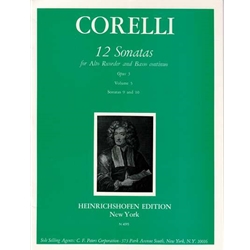 Corelli, A: 12 sonatas op.5 v.5 sonatas 9&10