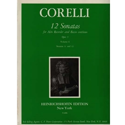 Corelli, A: 12 sonatas op.5 v.6 sonatas 11-12