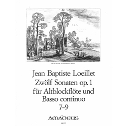Loeillet de Gant, Jean Baptiste 12 Sonatas, op. 1/7-9