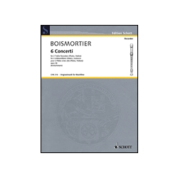 Boismortier: 6 Concerti op 38 for Two Alto Recorders