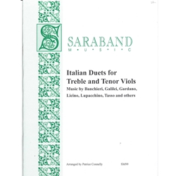 Italian duets for Treble and Tenor Viols