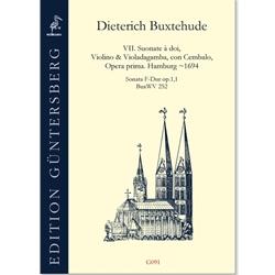 Buxtehude, Dieterich: Sonate a doi Op. 1