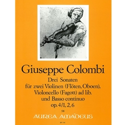 Colombi 3 Sonatas, op. 4/1, 2 & 6