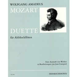 Mozart, Wolfgang Amadeus: 7 Duets for Alto Recorders