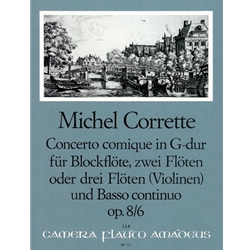 Corrette, Michel Concerto comique in G, op. 8/6 ("Le Plaisir des Dames")