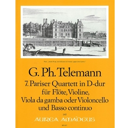 Telemann, GP Paris Quartet no. 7 in D Major (TWV 43:D3)