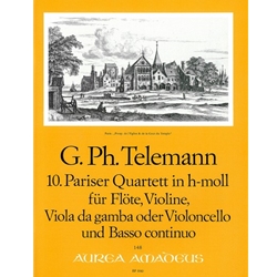Telemann, GP Paris Quartet no. 10 in b minor (TWV 43:h2)