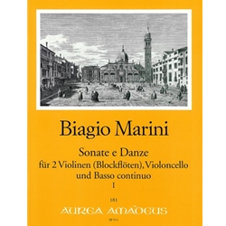 Marini Sonatas & Dances, op. 22, vol. 1