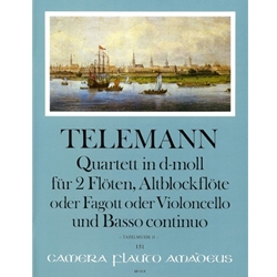 Telemann, GP Quartett in d minor TWV 43:d1 (from "Tafelmusik II")