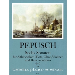 Pepusch: 6 Sonatas [1st set] (nos. 4-6)