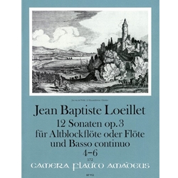 Loeillet de Gant, Jean Baptiste 12 Sonatas, op. 3/4-6