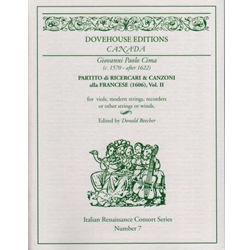 Cima, Giovanni Paolo: Partito de Ricercari e Canzoni alla francese (1606) - Vol. 2