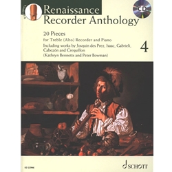 Bowman & Bennett, ed.: Renaissance Recorder Anthology, vol. 4