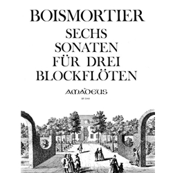 Boismortier, Joseph Bodin de 6 Sonates en trio, op. 7