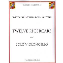 Degli Antonii, GB: 12 Ricercars