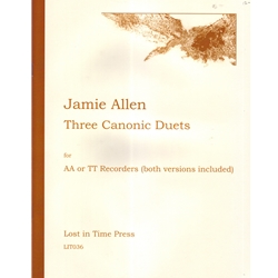 Allen, Jamie: Three Canonic Duets