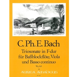 Bach, CPE Trio Sonata in F (Wq163)